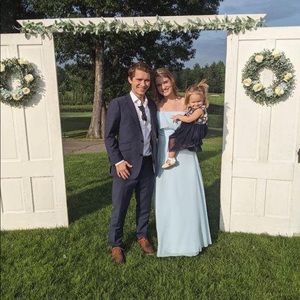 Bill Levkoff dress - capri blue, size 4